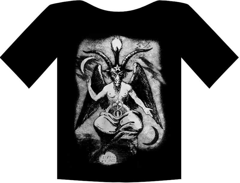 Baphomet T-Shirt - The Gargoyle Statuary