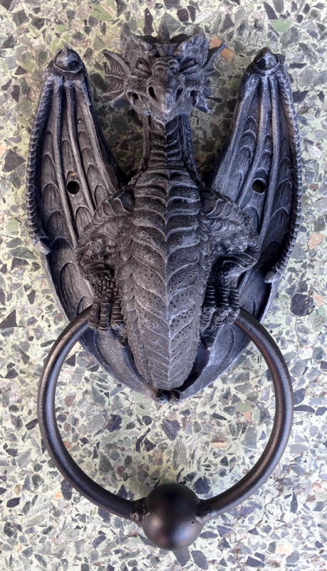 Dragon Door Knocker - The Gargoyle Statuary